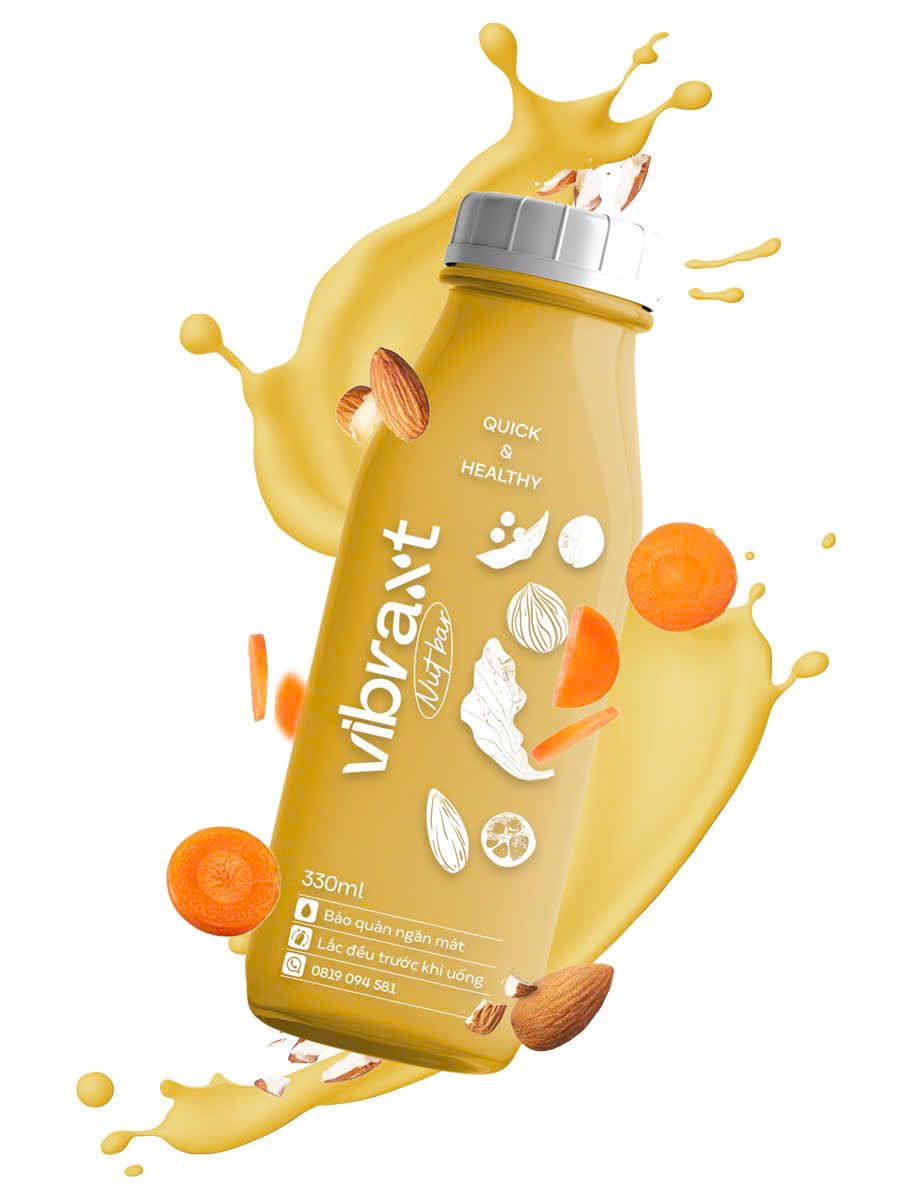 Vàng Healthy: Sữa hạnh nhân Úc, cà rốt Đà Lạt