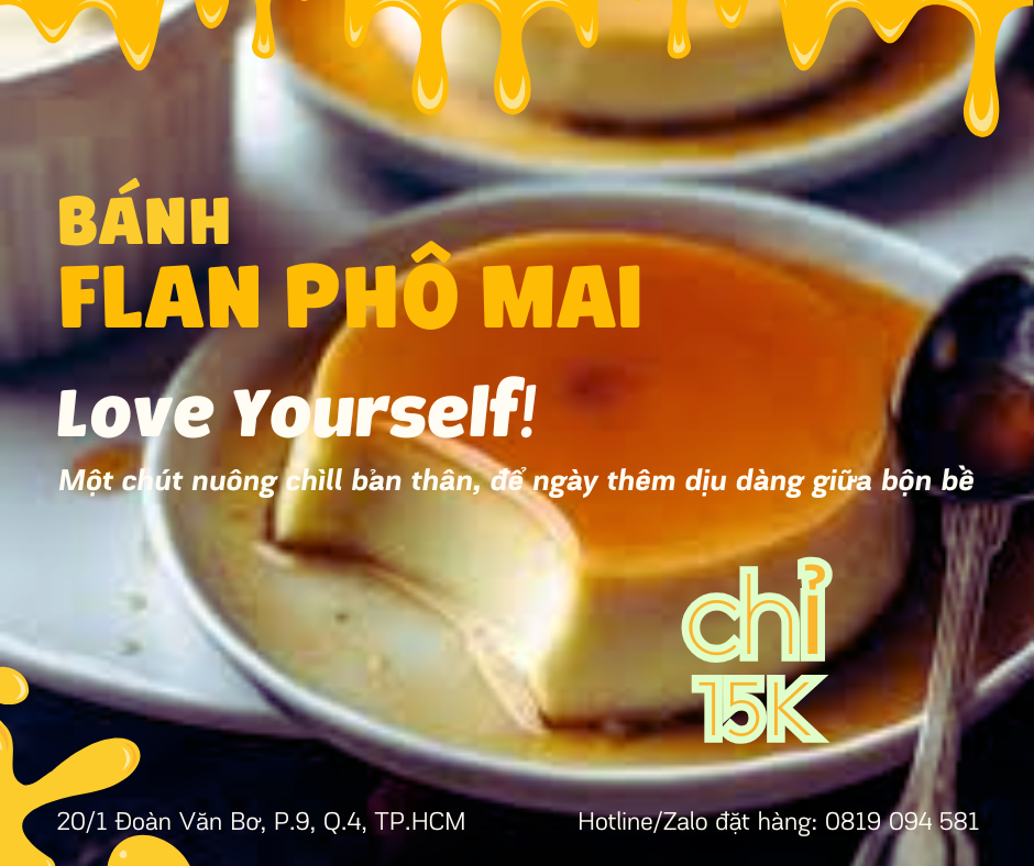 Bánh Flan phô mai